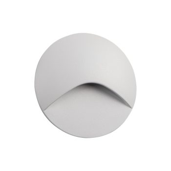   Kanlux 39120 EXIN LED O W-WW kerek kültéri oldalfali süllyesztett lépcsővilágító fehér színben, 50lm, 2,5W teljesítmény, 30000h élettartammal, IP65 védettséggel, 3000K, 220-240V AC (Kanlux 39120)