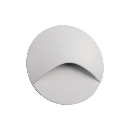 Kanlux 39120 EXIN LED O W-WW kerek kültéri oldalfali süllyesztett lépcsővilágító fehér színben, 50lm, 2,5W teljesítmény, 30000h élettartammal, IP65 védettséggel, 3000K, 220-240V AC (Kanlux 39120)