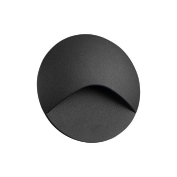   Kanlux 39134 EXIN LED O GR-NW kerek kültéri oldalfali süllyesztett lépcsővilágító szürke színben, 50lm, 2,5W teljesítmény, 30000h élettartammal, IP65 védettséggel, 4000K, 220-240V AC (Kanlux 39134)