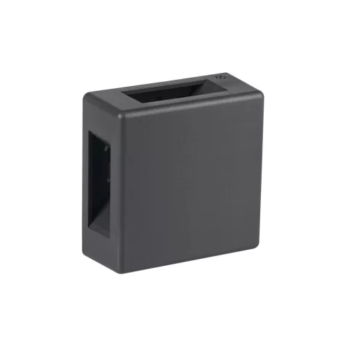 Kanlux 39181 REFAZI EL 6W-F-GR szögletes kültéri oldalfali lámpatest grafit színben, 180lm, 6W teljesítmény, 25000h élettartammal, IP54 védettséggel, 4000K, 220-240V AC (Kanlux 39181)