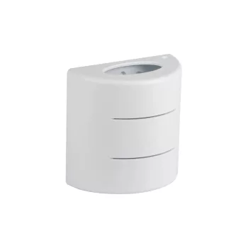   Kanlux 39183 REFAZI EL 6W-A-O-W kerek kültéri oldalfali lámpatest fehér színben, 150lm, 6W teljesítmény, 25000h élettartammal, IP54 védettséggel, 4000K, 220-240V AC (Kanlux 39183)