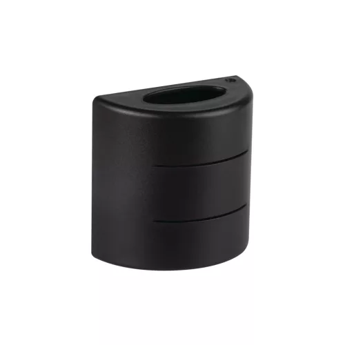 Kanlux 39185 REFAZI EL 6W-A-O-B kerek kültéri oldalfali lámpatest fekete színben, 60lm, 6W teljesítmény, 25000h élettartammal, IP54 védettséggel, 4000K, 220-240V AC (Kanlux 39185)