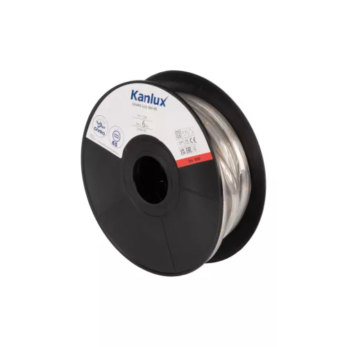 Kanlux 39193 GIVRO LED 5M-RE kültéri világító cső(fényszalag) 2W/m teljesítménnyel, 6lm/m, piros színhőmérséklet, 210V DC, IP65, 15000h, 13mm átmérő - 5fm/db (Kanlux 39193)