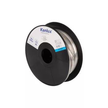   Kanlux 39195 GIVRO LED 5M-BL kültéri világító cső(fényszalag) 2W/m teljesítménnyel, 9,5lm/m, kék színhőmérséklet, 210V DC, IP65, 15000h, 13mm átmérő - 5fm/db (Kanlux 39195)