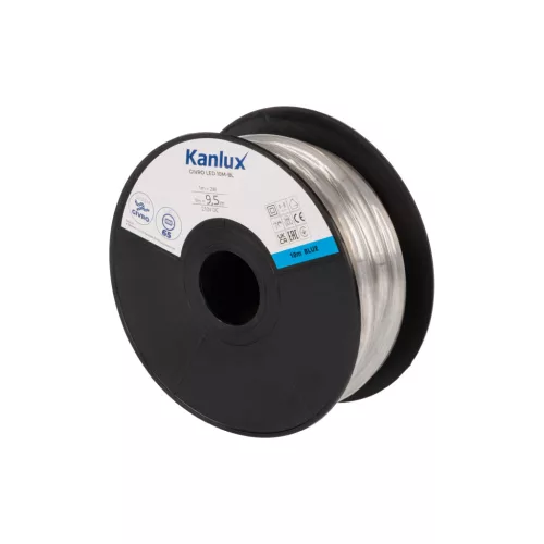Kanlux 39199 GIVRO LED 10M-BL kültéri világító cső(fényszalag) 2W/m teljesítménnyel, 9,5lm/m, kék színhőmérséklet, 210V DC, IP65, 15000h, 13mm átmérő - 10fm/db (Kanlux 39199)