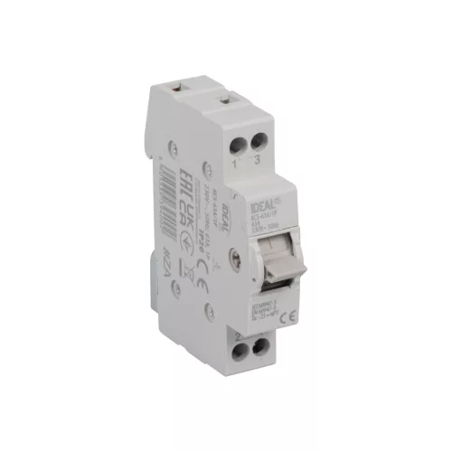 Kanlux 39400 KCS moduláris kapcsoló, 1P, 63 A, 1 modul, IP20 védettséggel, 230/400 V AC ( Kanlux 39400 )