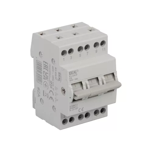 Kanlux 39402 KCS moduláris kapcsoló, 3P, 63 A, 3 modul, IP20 védettséggel, 230/400 V AC ( Kanlux 39402 )