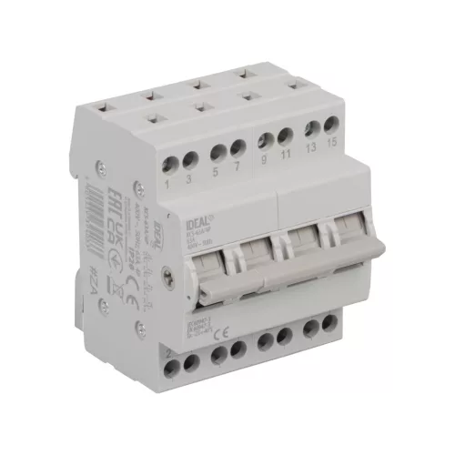 Kanlux 39403 KCS moduláris kapcsoló, 4P, 63 A, 4 modul, IP20 védettséggel, 230/400 V AC ( Kanlux 39403 )