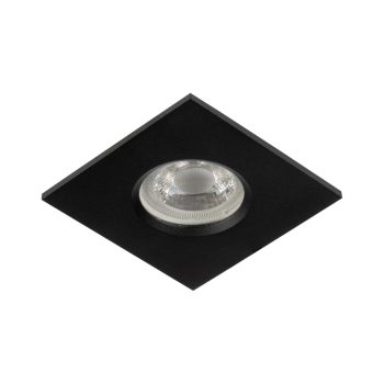   Kanlux 39543 TALU IP44 DSL-B fekete, szögletes SPOT lámpa, fényforrás és foglalat nélkül, IP44-es védettséggel (Kanlux 39543)