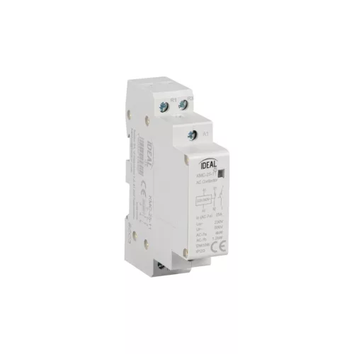 Kanlux 45822 KMC moduláris mágneskapcsoló, 25 A, 1 záró és 1 nyitó érintkező, 230 V AC vezérlőfeszültség, 1 modul, IP20 védettséggel, 230 V AC ( Kanlux 45822 )