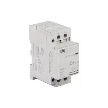   Kanlux 45824 KMC moduláris mágneskapcsoló, 40 A, 1 záró és 1 nyitó érintkező, 230 V AC vezérlőfeszültség, 2 modul, IP20 védettséggel, 230 V AC ( Kanlux 45824 )