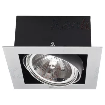   Kanlux 4960 MATEO DLP-150-GRAR-111, beltéri mélysugárzó, E27 foglalattal, 1x50 W teljesítménnyel, szürke színben, IP20-as védelemmel, 12 V, ( süllyesztett szereléssel ) (Kanlux 4960)