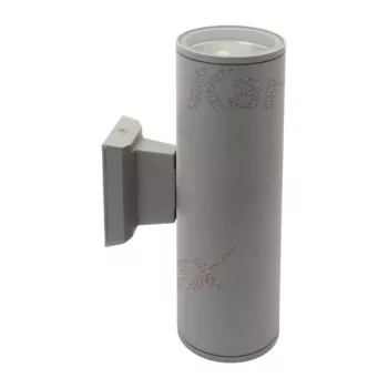  Kanlux 7082 BART EL szürke kültéri oldalfali lámpa E27 IP54 2x60W (Kanlux 7082)
