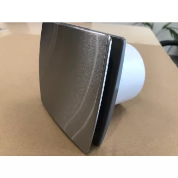   Kanlux 70998 EOL F10 inox fedlap előlappal matt ezüst színben, 100mm átmérővel rendelkező ventilátorokhoz ( ventilátort nem tartalmaz ) (Kanlux 70998)
