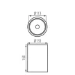Kanlux 7210 NIKOR DLP fehér beltéri fali / mennyezeti lámpa IP20 max 60W (Kanlux 7210)