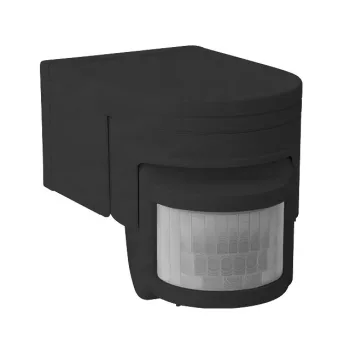   Kanlux 8391 SLICK JQ-L-B kültéri oldalfali mozgásérzékelő, fekete színben, PIR szenzor, IP44 védettséggel, max 1200W teljesítmény, 220-240V (Kanlux 8391)