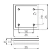 Kanlux 8981 JURBA DL-218 matt króm kültéri fali / mennyezeti lámpa IP44 2x18W (Kanlux 8981)