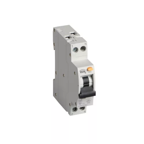 Kanlux 90417 KRO6 áramvédős kismegszakító (RCBO), 25 A, C karakterisztika, 30 mA, A típus, 1 modul, IP20 védettséggel, 230 V AC ( Kanlux 90417 )