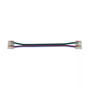   Kanlux 90722 CON P 12 RGBW CPC összekötő elem, 10 db/csomag, RGBW, 12 mm széles szalaghoz, 124 mm hosszú, polikarbonát / PVC / réz kivitel, 3 A, IP20 védettséggel ( Kanlux 90722 )