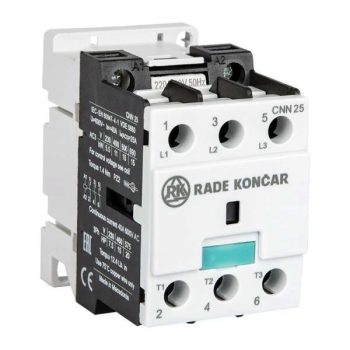   Rade Koncar 606507 CNN30 00 24V DC - Mágneskapcsoló 15kW/30A (400V AC3), 24V DC vezérles
