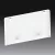 KOPOS 8221_HB végzáró PK 130X65 D csatornához, fehér