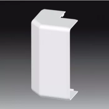   Kopos 8586 HB fehér külső sarok (módosítható ±10°) EKD 120X40 csatornához