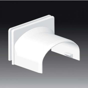   Kopos 8757 HB fehér gallér LE 40 Ívelt csatornához ( az LK 80X28... Típusú készülékdobozokhoz)