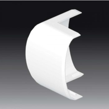 Kopos 8766 HB fehér külső sarok LE 60 Ívelt csatornához