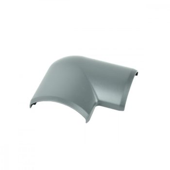   Kopos 8833 LB sötétszürke sarokidom LO 35 Ívelt csatornához