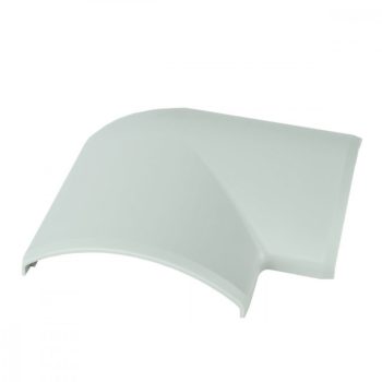   Kopos 8873 KB világosszürke sarokidom LO 75 Ívelt csatornához