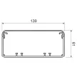 KOPOS EKE 140X60_HD kábelcsatorna 61x139 mm, fehér, 2 m