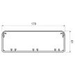 KOPOS EKE 180X60_HD kábelcsatorna 61x179 mm, fehér, 2 m