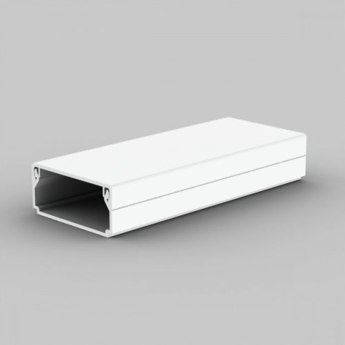 Kopos LHD 40X20 HD fehér műanyag kábelcsatorna sima 20x40 (mxsz), védőfóliával szállítva