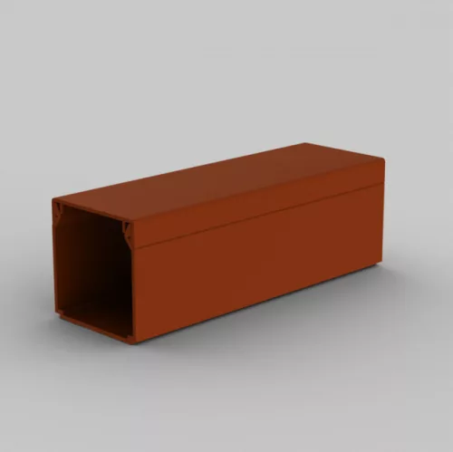 KOPOS LHD 40X40_TD szögletes kábelcsatorna 40x40 mm, sötét faminta, 20 fm / doboz (10 × 2 m)