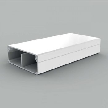   Kopos LHD 50X20/1 HD fehér műanyag kábelcsatorna sima 20x50 (mxsz), egy válaszfallal