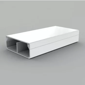 KOPOS LHD 50X20/1_HD szögletes kábelcsatorna 19x50 mm, fehér, 2 m