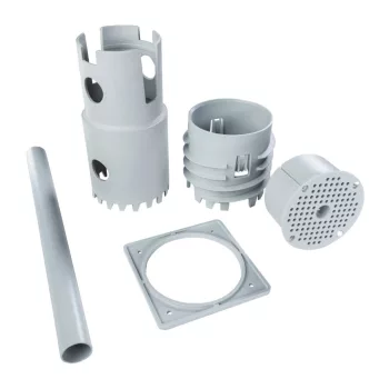 KOPOS MDFZ 80/VDZ_KB utólag rögzíthető szerelőlemez készlet, d73 mm, mélység 80 mm