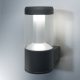 LEDVANCE ENDURA STYLE LANTERN MODERN 12W DG, kültéri, sötétszürke dekoratív fali lámpa, 11.5 W, foglalat: LED modul, IP44 védelem, 3000 K színhőmérséklet, 610 lm fényerő, 10 év garancia 4058075205017