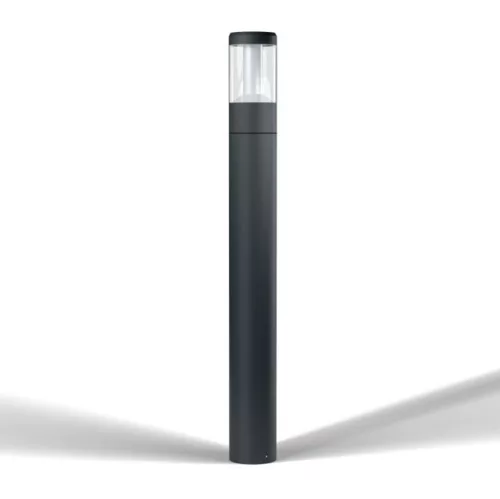 LEDVANCE Endura LANTERN kültéri sötétszürke lámpa szürke, 12W, 3000K, IP44, 610lm, 900mm magas
