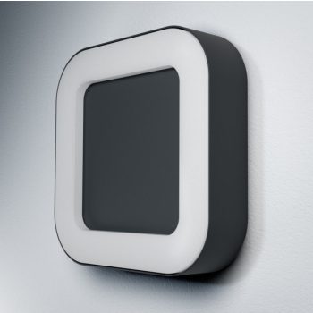 LEDVANCE Endura SQUARE fali lámpa kültéri sötétszürke, 13W, 3000K, IP44, 480lm, LED modul