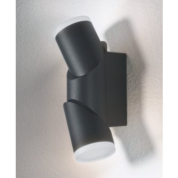 LEDVANCE Endura UPDOWN fali lámpa kültéri sötétszürke, 13W, 3000K, IP44, 700lm, LED modul