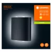 LEDVANCE Endura UPDOWN fali lámpa kültéri sötétszürke, 11W, 3000K, IP44, 550lm, LED modul