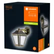 LEDVANCE Endura TRADITION fali lámpa kültéri fekete, IP44, E27 foglalat, alumínium ház, 230mm magas