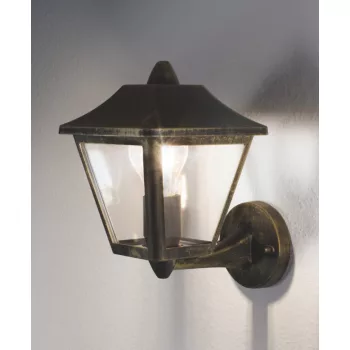 LEDVANCE Endura TRADITION fali lámpa kültéri fekete, IP44, E27 foglalat, alumínium ház, 260mm magas
