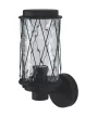 LEDVANCE Endura CAGE fali lámpa kültéri fekete, IP44 védelem, E27 foglalat, 303mm magas