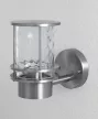 LEDVANCE Endura POST fali lámpa kültéri, IP44, E27 foglalat, rozsdamentes acél ház, 193mm magas