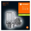 LEDVANCE Endura POST fali lámpa kültéri, IP44, E27 foglalat, rozsdamentes acél ház, 193mm magas