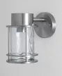 LEDVANCE Endura POST fali lámpa kültéri, IP44, E27 foglalat, rozsdamentes acél ház, 195mm magas
