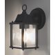 LEDVANCE ENDURA CLASSIC LANTERN SQ S E27 BK, kültéri, fekete dekoratív fali lámpa, foglalat: E27, IP23 védelem, 5 év garancia 4058075206625