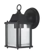 LEDVANCE Endura LANTERN fali lámpa kültéri fekete, IP23, E27 foglalat, 225mm magas